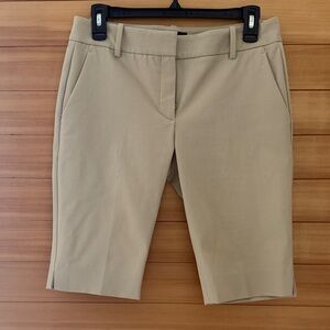 Theory Beige Women's Tailored Bermuda Shorts